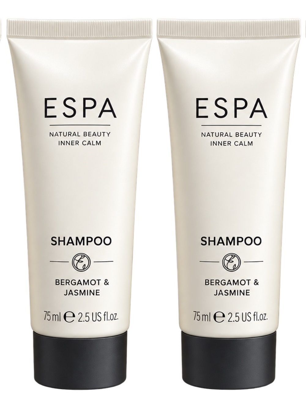 Espa Bergamot & Jasmine Spa Quality Shampoo 2.5 oz Set of 2